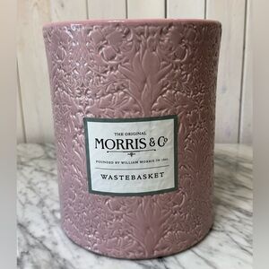 Morris & Co., Floral Ceramic Waste Bin, Pink
